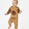 Pyjama En Molleton à Motif Ours