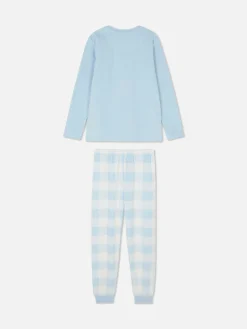 Pyjama En Molleton à Motif Pop-corn
