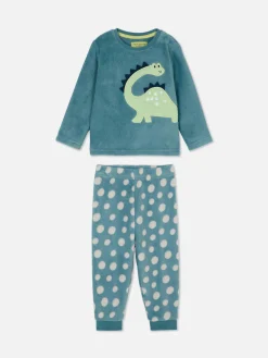 Pyjama En Molleton à Motif Ours
