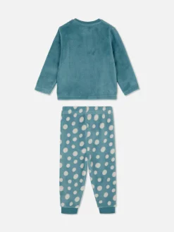 Pyjama En Molleton à Motif Ours