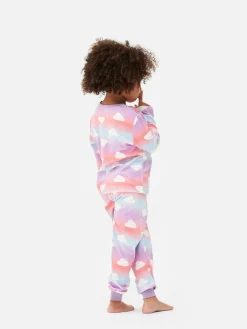 Pyjama En Velours Nuage à Dégradé