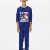 Pyjama T-shirt Et Bas Sonic Le Hérisson