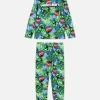 Pyjama T-shirt Et Pantalon à Motif Graffiti Minecraft