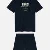 Pyjama T-shirt Et Short Paris