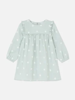 Robe à Smocks Et à Manches Longues