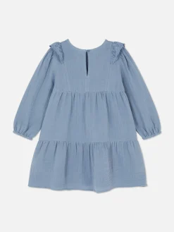 Robe à Superpositions En Broderie Anglaise