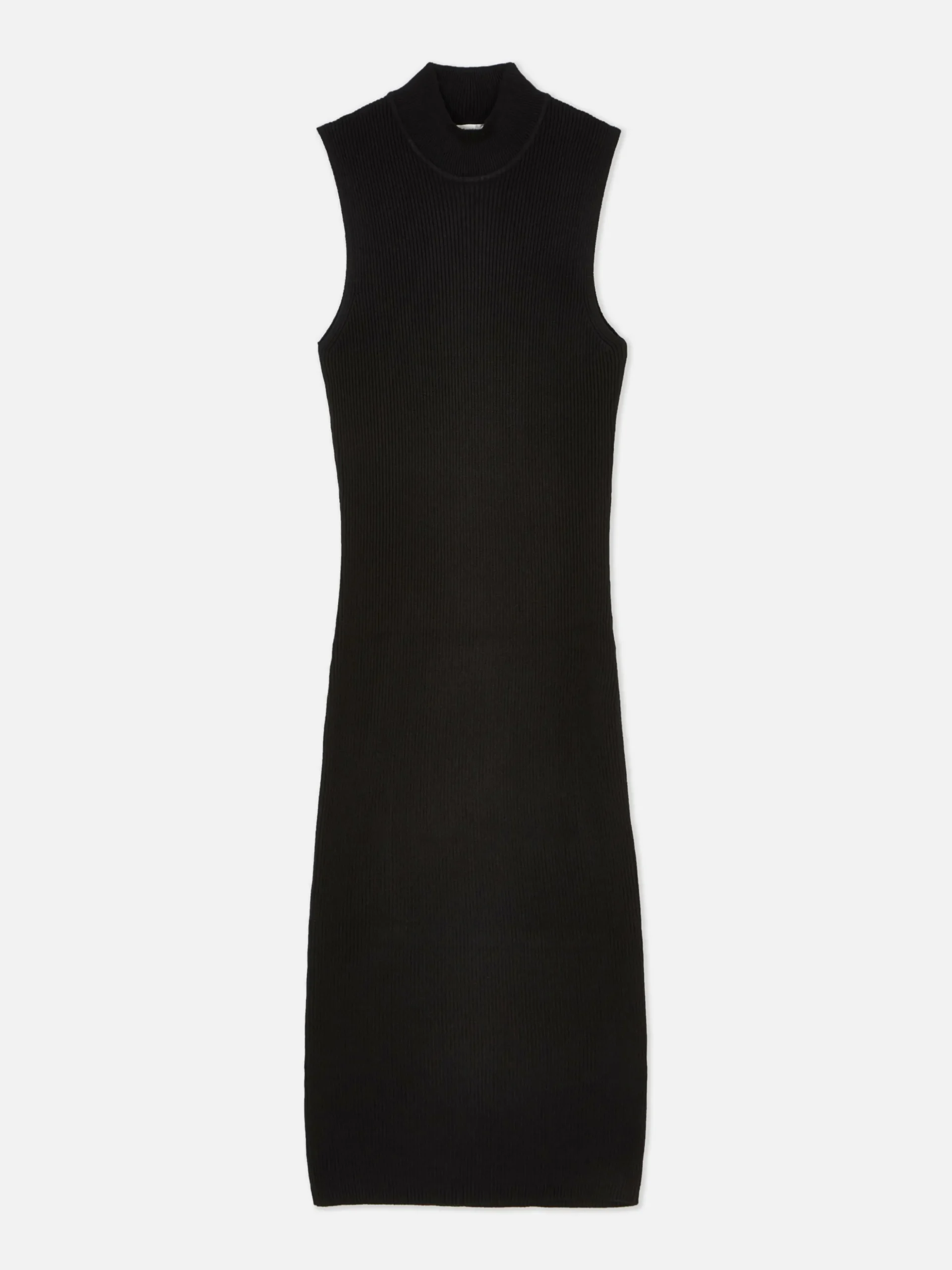 Robe Mi-longue Sans Manches En Maille
