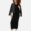 Robe Mi-longue Texturée à Dos Nageur