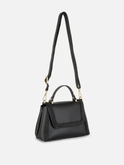Sac à Bandoulière à Détails Tressés