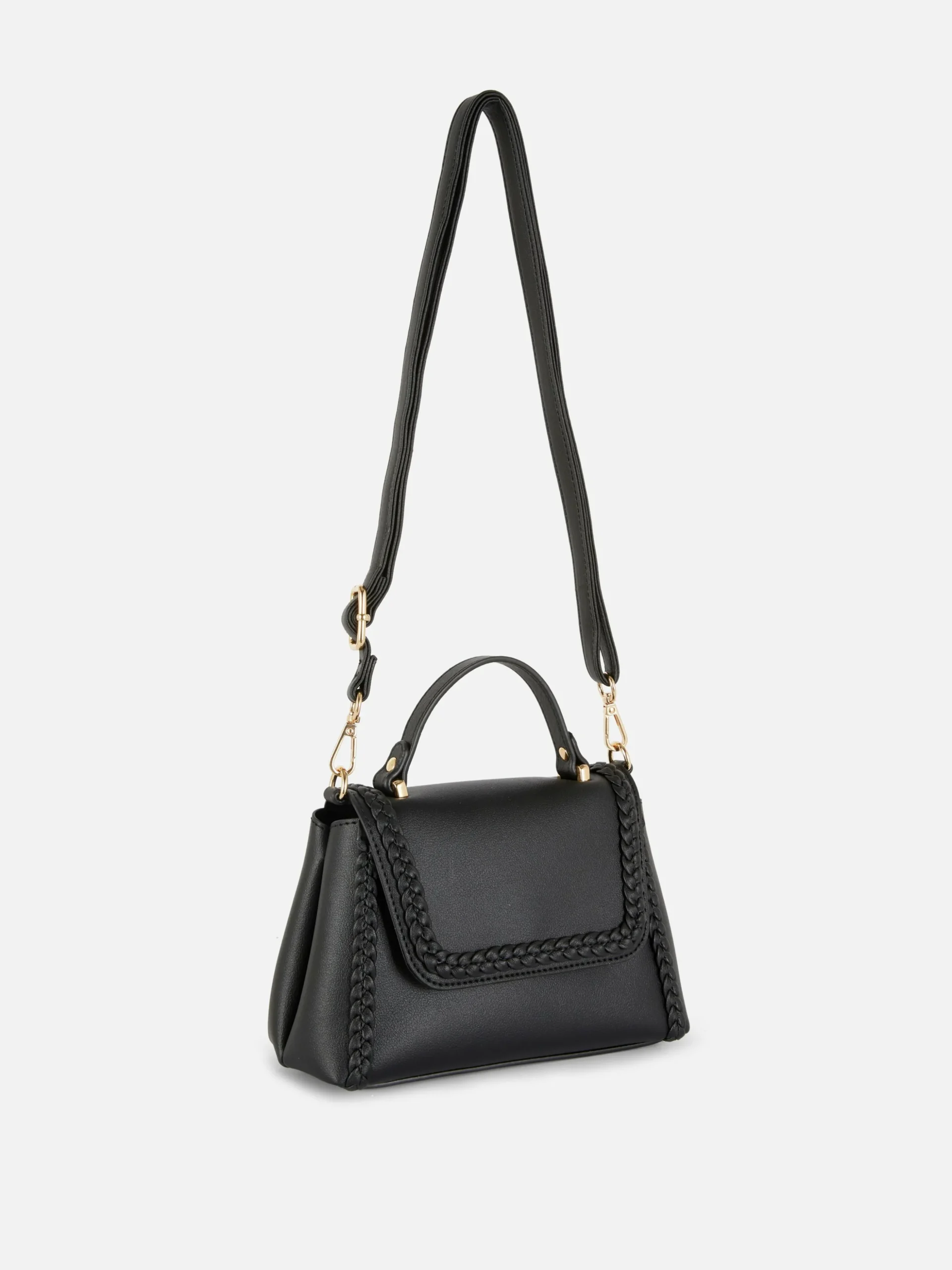 Sac à Bandoulière à Détails Tressés