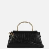 Sac à Bandoulière En Imitation Croco Avec Poignée En Métal