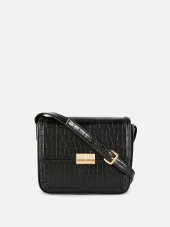 Sac à Bandoulière Imitation Croco
