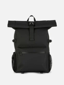 Sac à Dos Caoutchouté Rabattable Sur Le Dessus
