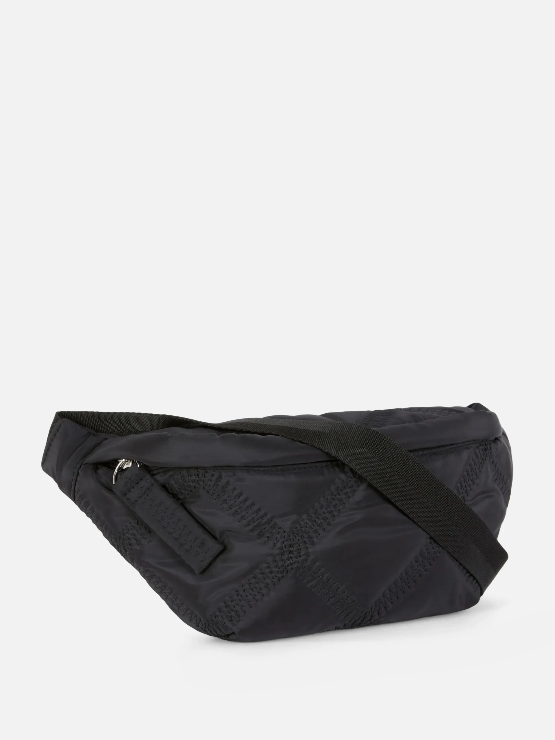 Sac Banane à Motif Losange Cousu