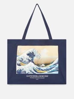 Sac En Toile Hosukai La Grande Vague