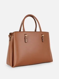 Sac Fourre-tout à Pochette Amovible En Simili Cuir