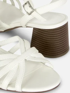 Sandales à Talons Et Brides Croisées