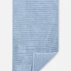 Serviette De Bain Côtelée Texturée