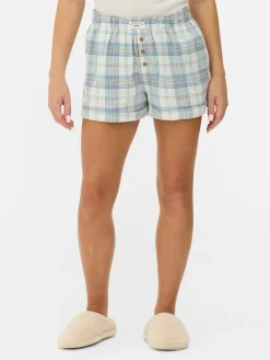 Short De Pyjama En Flanelle à Carreaux