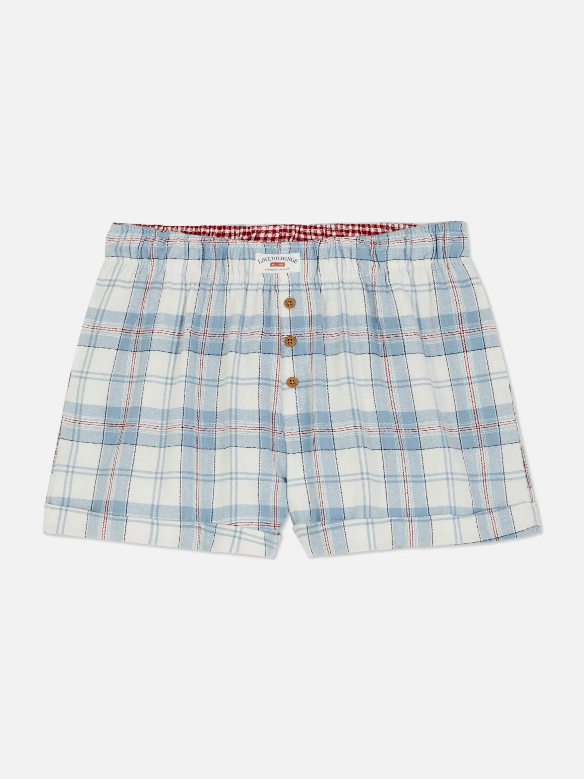 Short De Pyjama En Flanelle à Carreaux