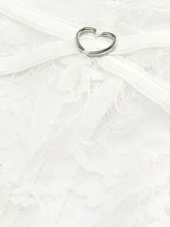 String De Mariée En Dentelle
