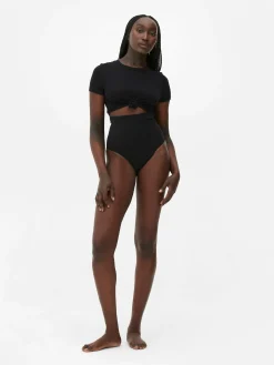 String Gainant à Taille Haute Sans Couture