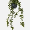 Succulente Artificielle Suspendue Dans Pot Géométrique