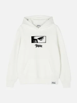 Sweat à Capuche Graphique Tupac