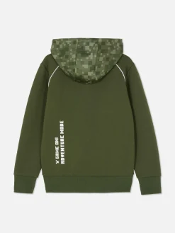 Sweat à Capuche Zippé Minecraft