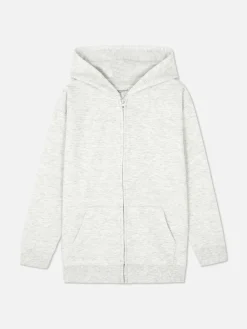 Sweat à Capuche Zippé Texturé Ado