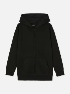 Sweat à Capuche Zippé Texturé Ado