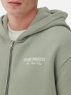 Sweat Zippé à Capuche Future Projects