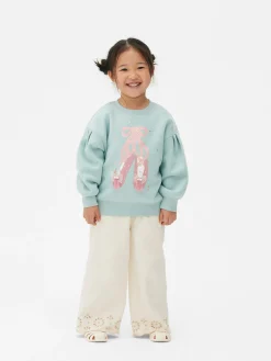 Sweat-shirt à Appliqué Ballerines