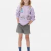 Sweat-shirt à Col Ras-du-cou Disney Stitch & Angel