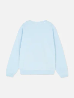 Sweat-shirt à Col Ras-du-cou Disney Princesses