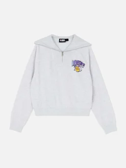 Sweat-shirt à Col Zippé NBA Los Angeles Lakers à Coordonner