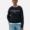 Sweat-shirt à Message Sur Le Devant