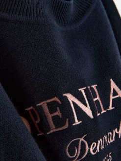 Sweat-shirt à Message Sur Le Devant