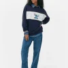 Sweat-shirt à Texte Contrasté Disney Stitch