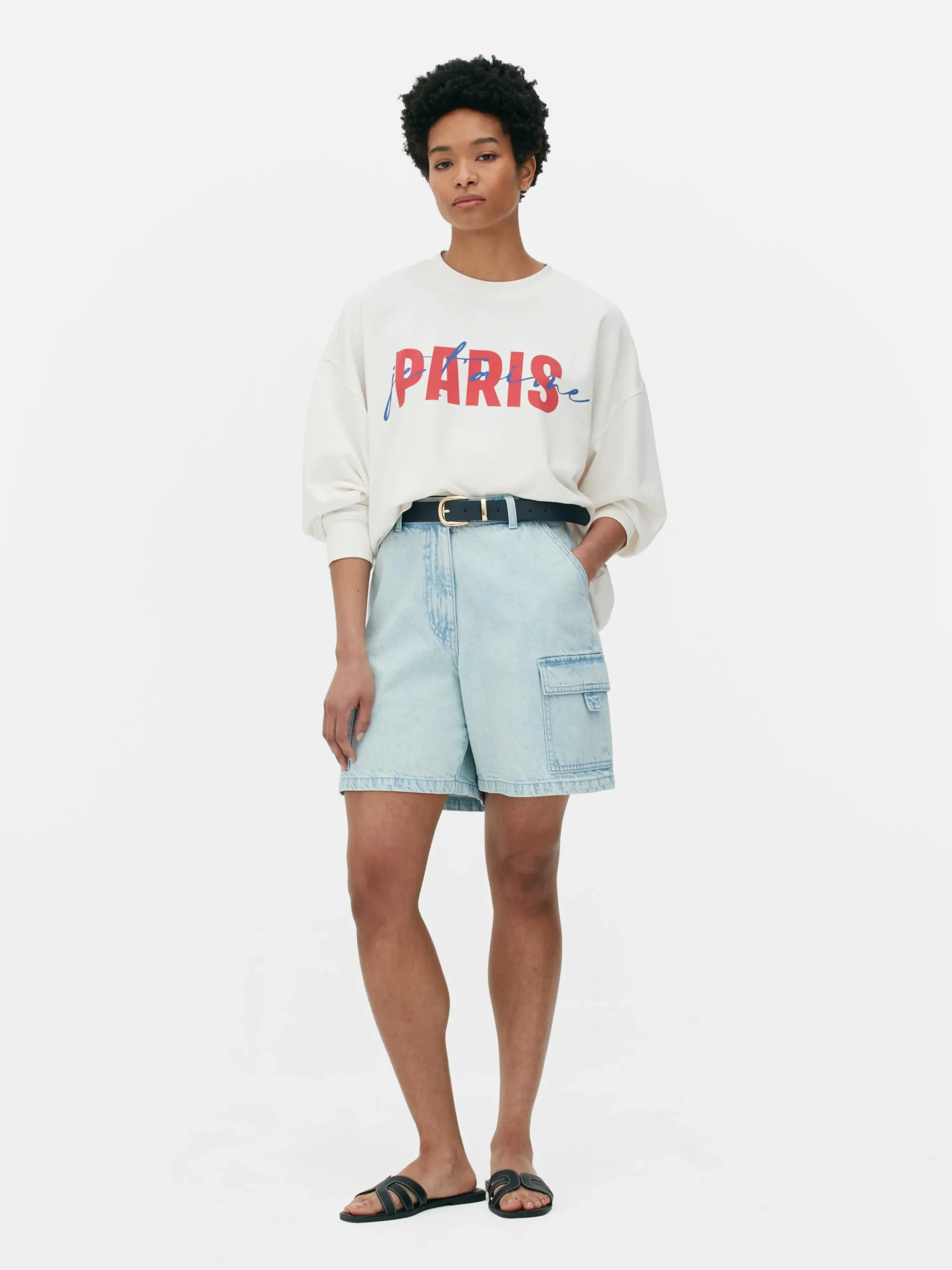 Sweat-shirt Graphique Paris