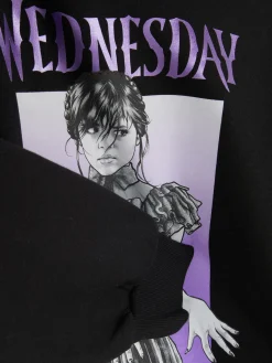 Sweat-shirt Graphique Wednesday Addams