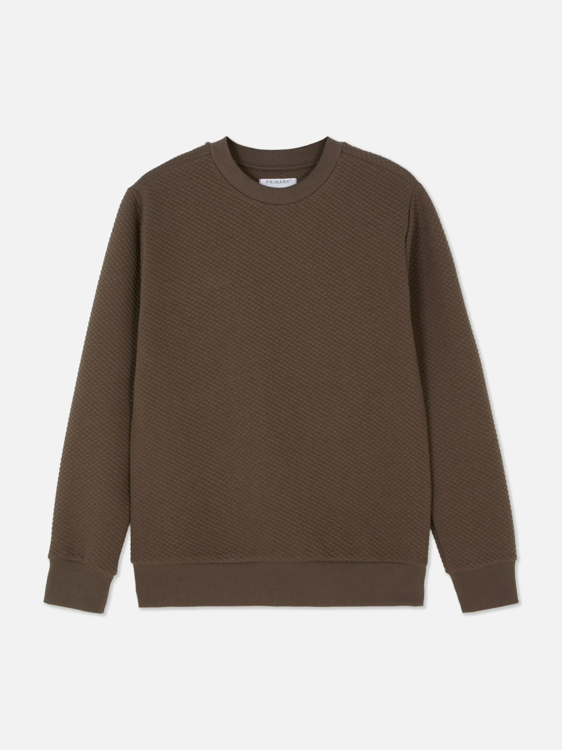 Sweat-shirt Matelassé à Motif Losanges