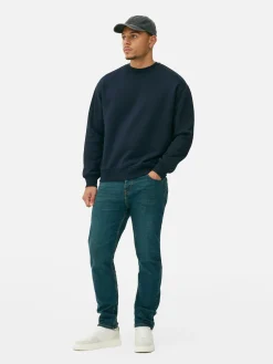Sweat-shirt Oversize à Col Ras-du-cou