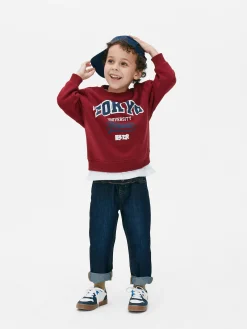 Sweat-shirt Ras-du-cou Graphique