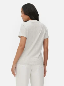 T-shirt à Col Ras-du-cou