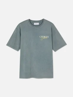 T-shirt à Imprimé Citrus