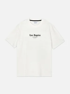 T-shirt à Imprimé Statue De Los Angeles