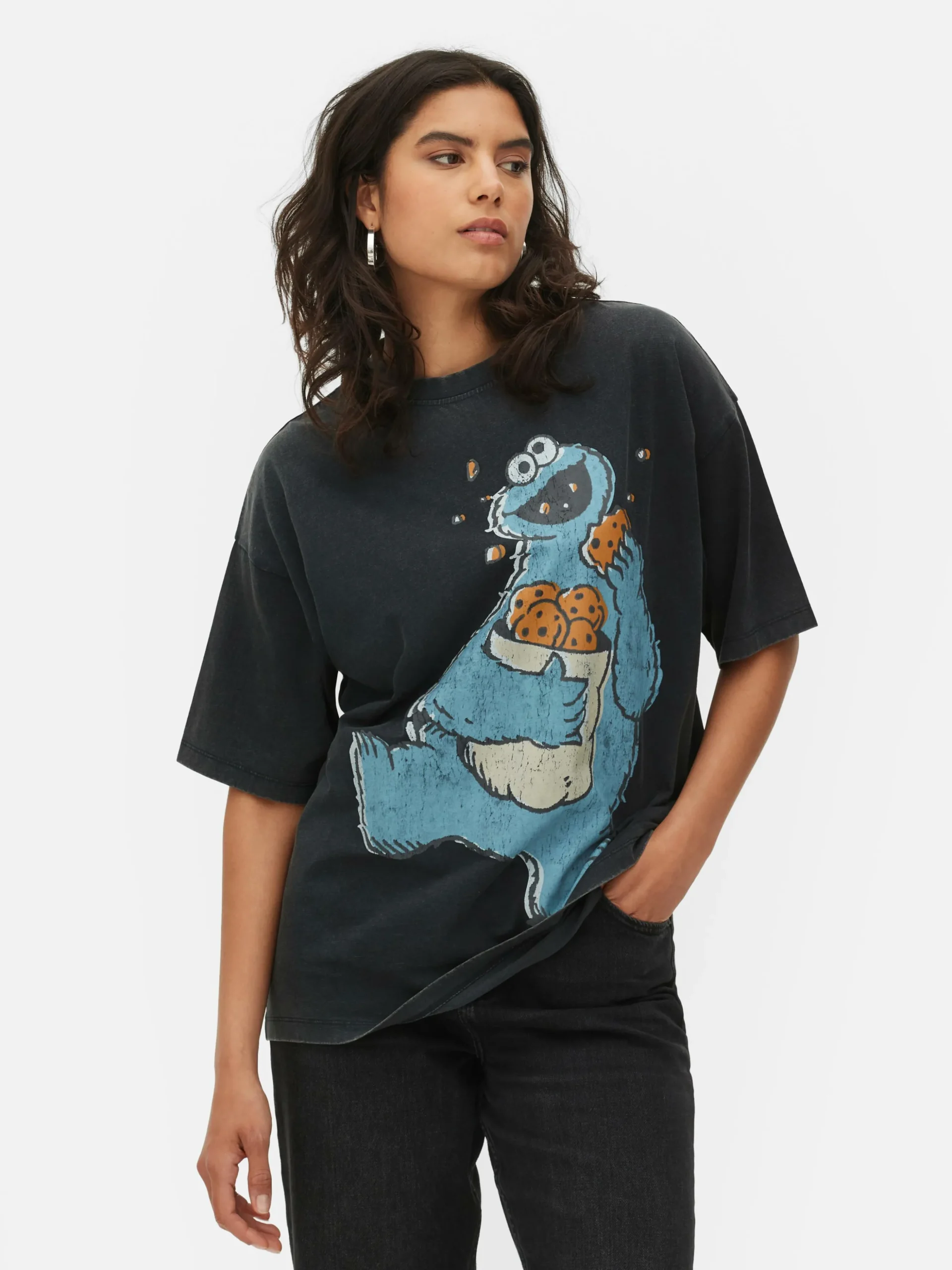 T-shirt 1, Rue Sésame Macaron Le Glouton