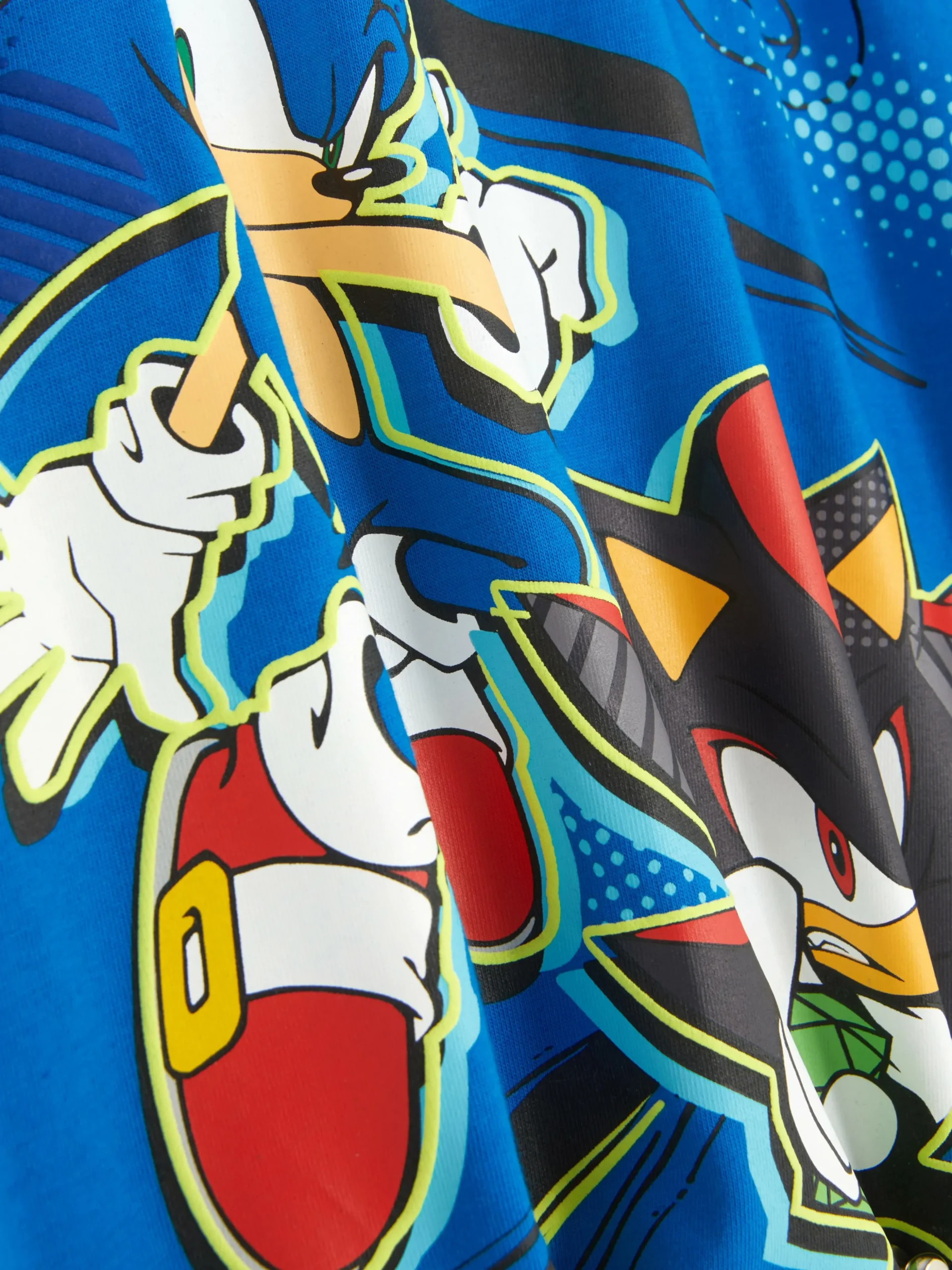 T-shirt Bicolore Sonic Le Hérisson