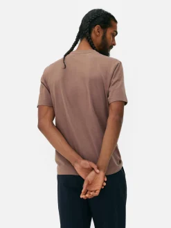 T-shirt Coupe Slim à Manches Courtes